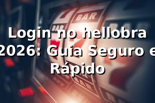 Login no hellobra 2026: Guia Seguro e Rápido 🚀